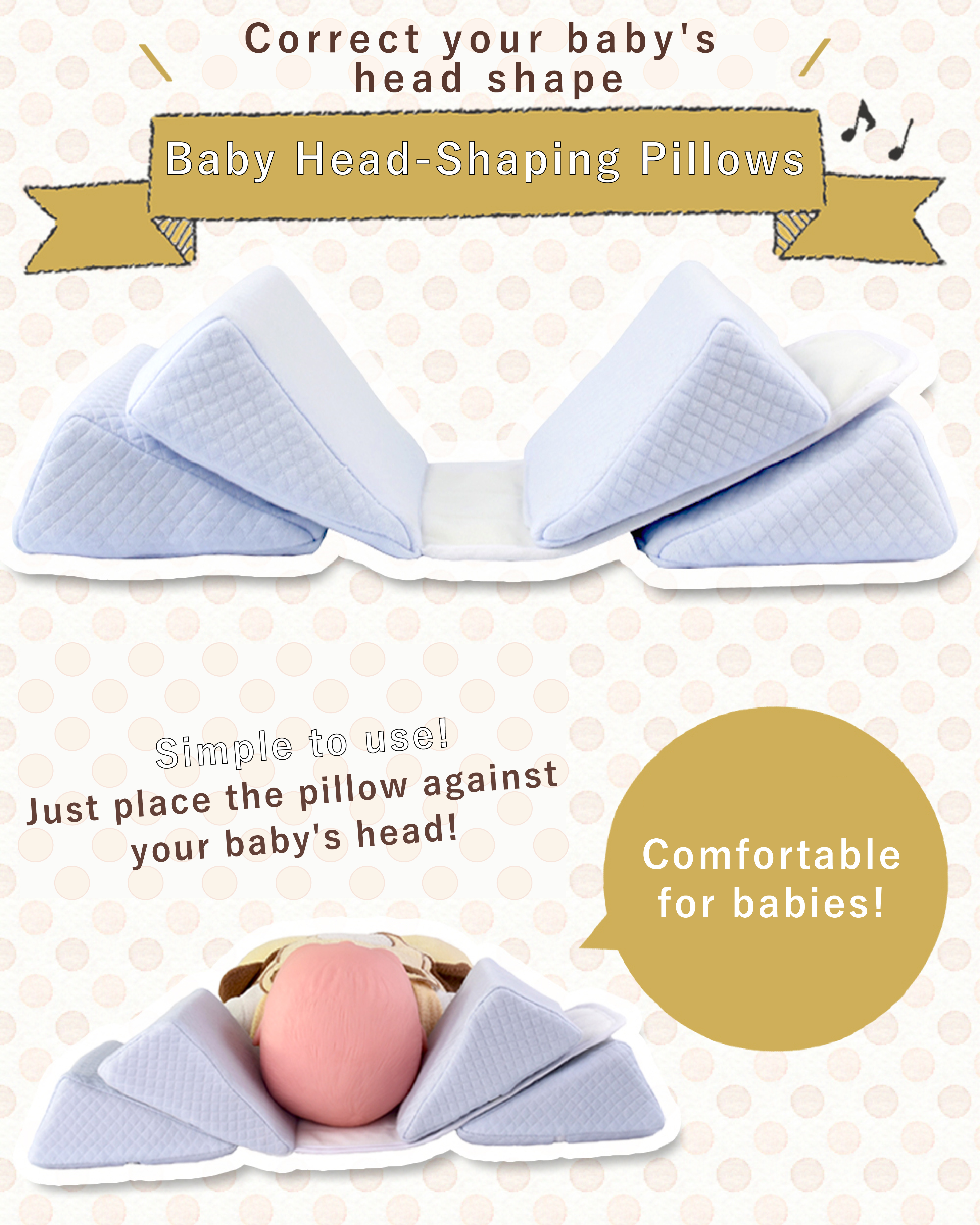 Baby orthopedic pillow